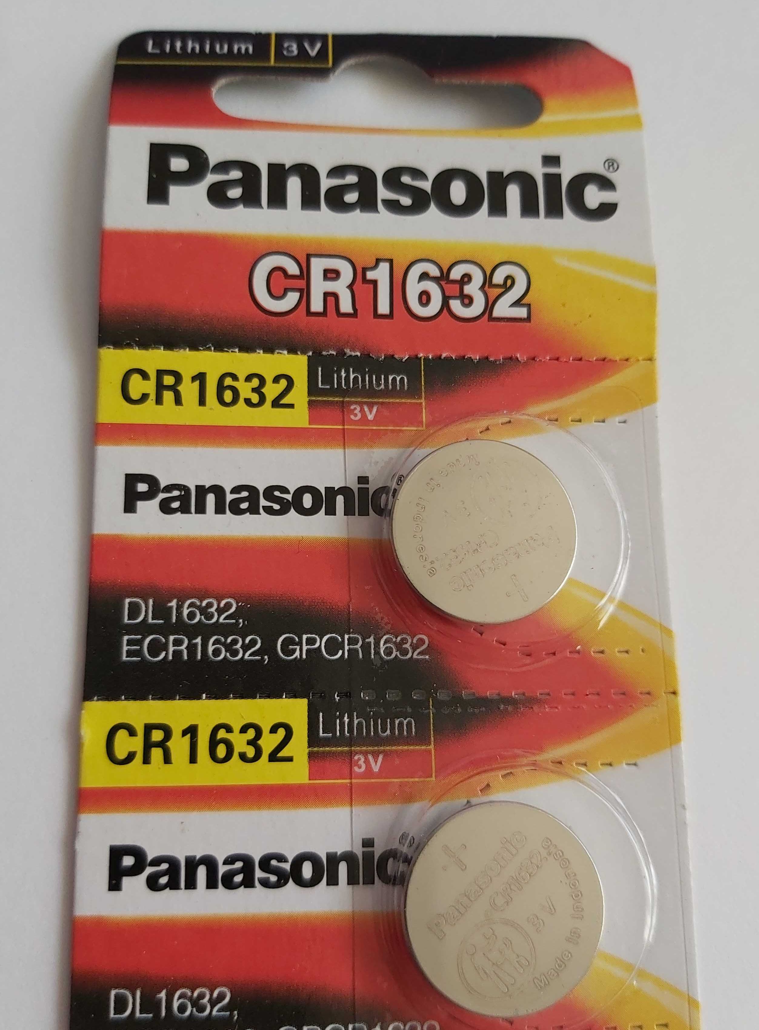 Літієва батарейка CR1632 Panasonic