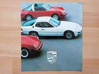 Prospekt Porsche 924, 924 Turbo, 911 SC, 911 Turbo 928.