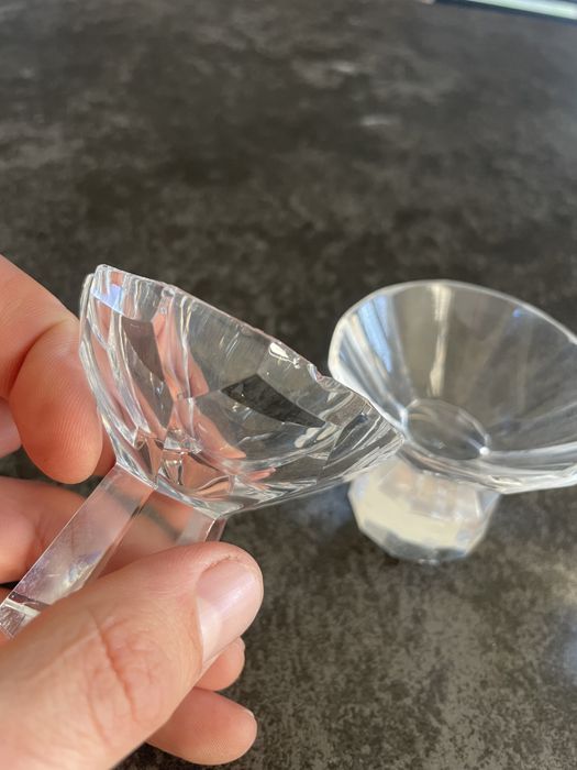 Kieliszki Art Deco Huta Julia Lata 30te n. Prl kolekcja vintage