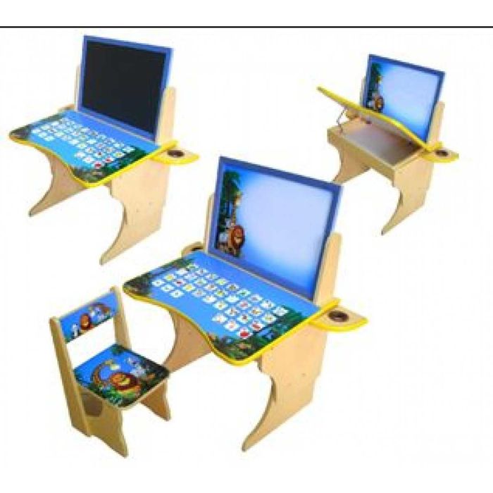 Удобный, практичный набор из парты и стульчика.
