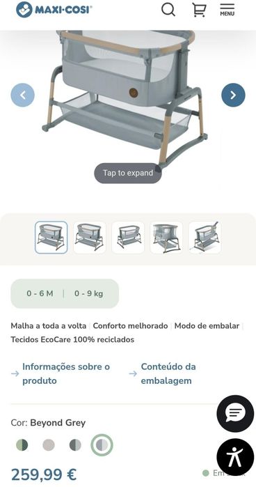 Berço Maxi Cosi Lora air