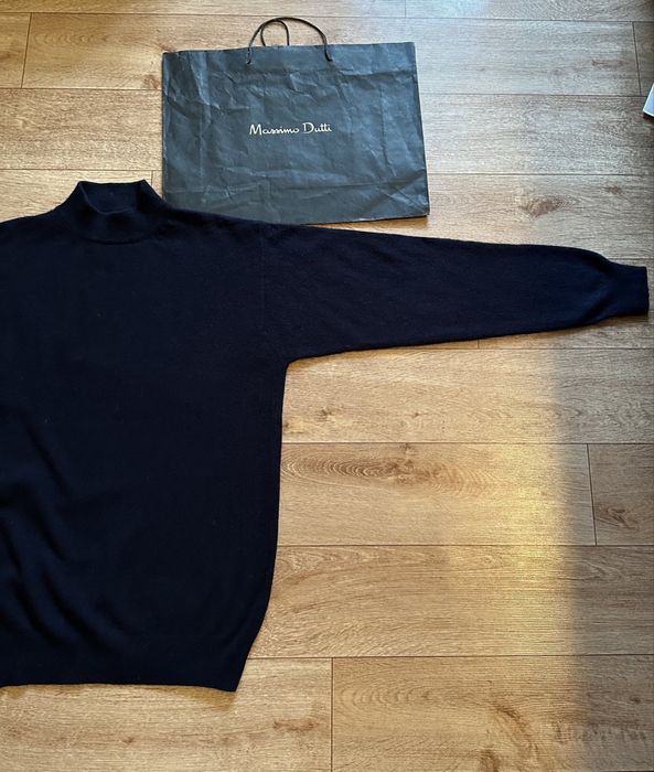 Massimo Dutti женский синий свитер ,гольф шерсть,кашемир!Оригинал