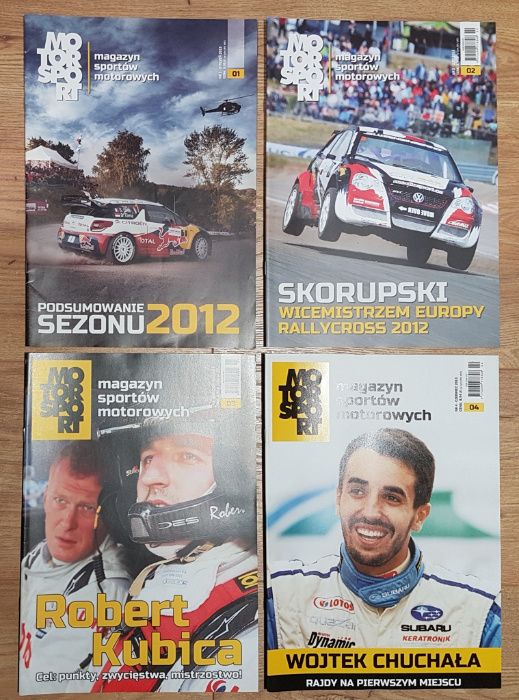 5 numerów MOTOSPORT magazyn sportów motorowych kolekcjonerski