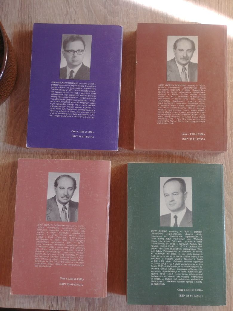 Historia Polski PWN 4 tomy z 1987r