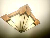 Witrażowa Lampa plafon sufitowa oraz klinkiet ścienny