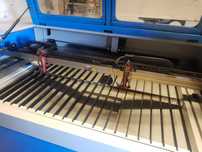 Ploter laserowy laser CO2 130x90 cm podwójna głowica 2x80W