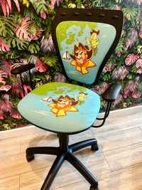 Krzesło Fotel Obrotowe Dziecięce Nowy Styl tkanina