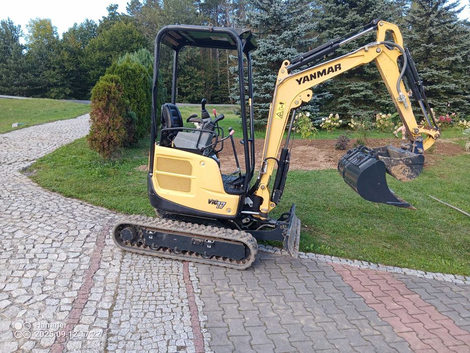 Minikoparka Yanmar VIO17, rok 2022