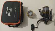 Carreto Daiwa BG 5000 + bobine(nunca usada) + bolsa Cinnetic