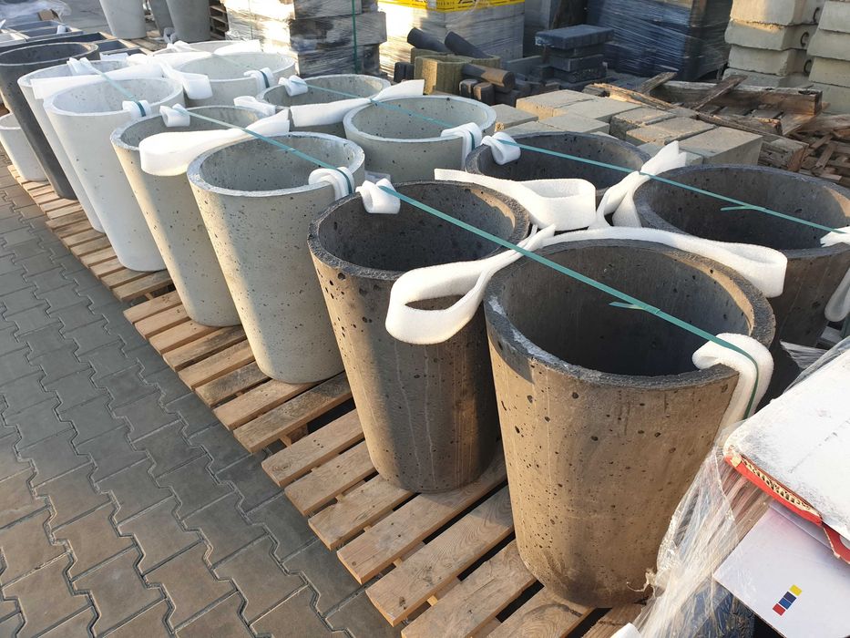 okazała donica ANTILA ogrodowa tarasowa beton architektoniczny