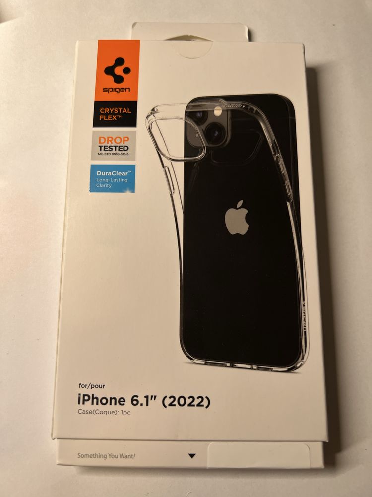 ORYGINALNE Plecki SPIGEN do iPhone 13 / 14 Case Etui Przeztoczyste