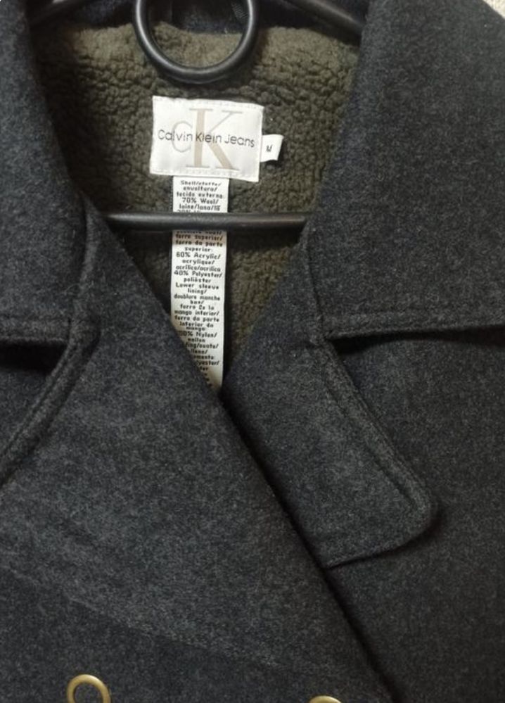 Пальто женское Calvin Klein осень , зима из шерсти оригинал