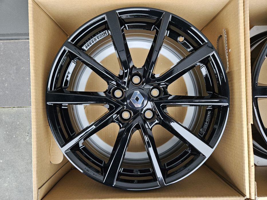 Renault 17 " Nowe 5x114,3 Captur Koleos Arkana Austral Czarne Felgi