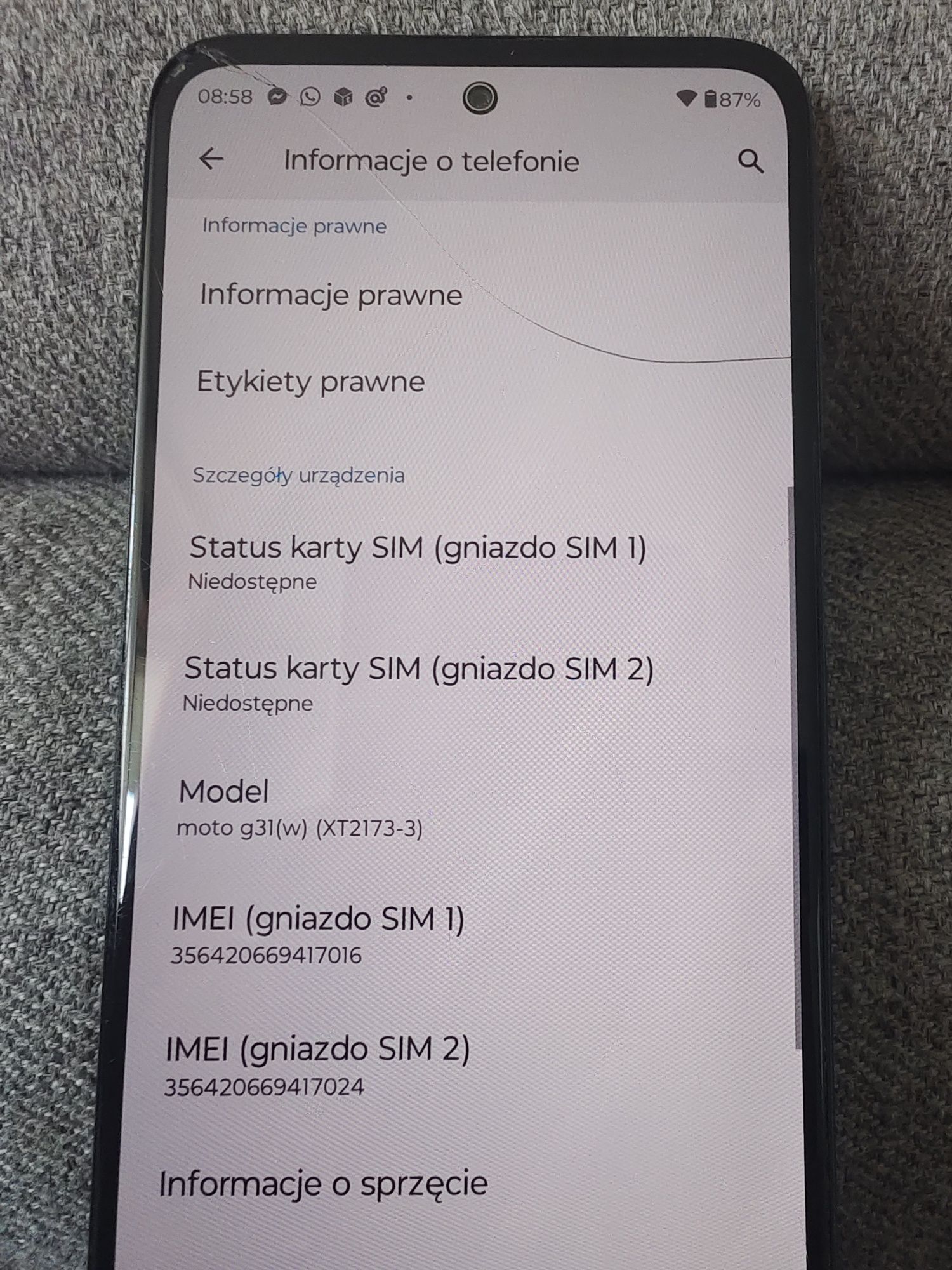 Motorola Moto G31 4/64GB  OLED NFC Meteorite Grey