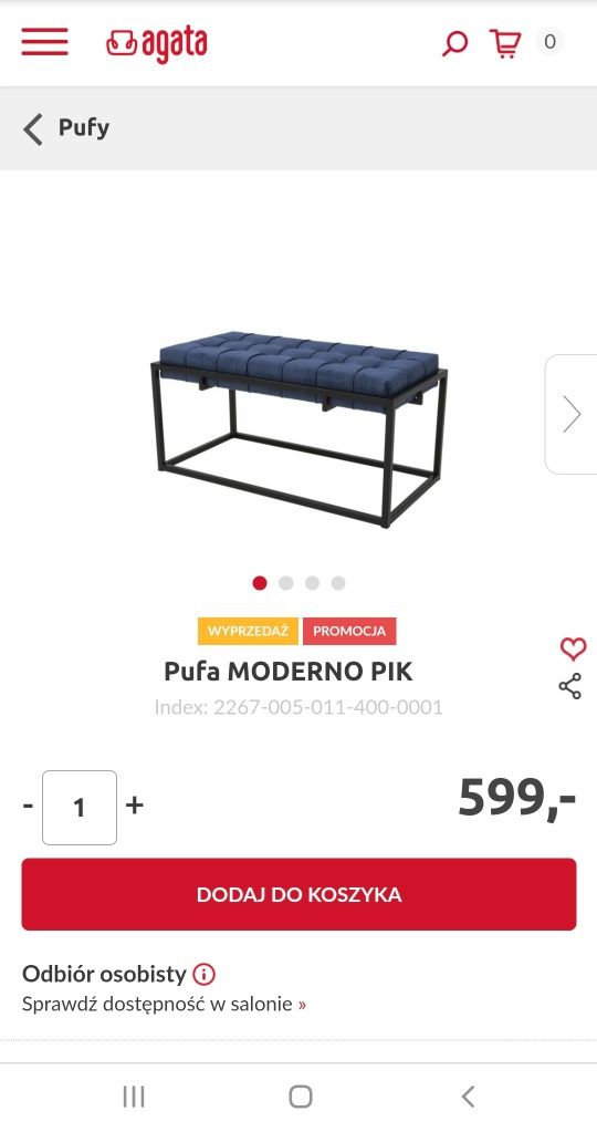 Pufa Moderno Pik