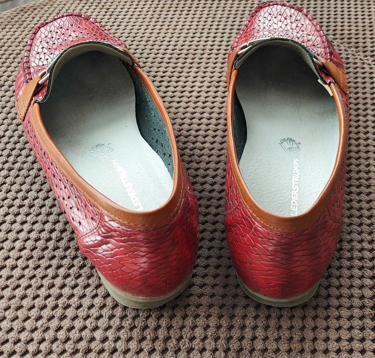 Mokasyny r. 42, damskie, skórzane, Rieker