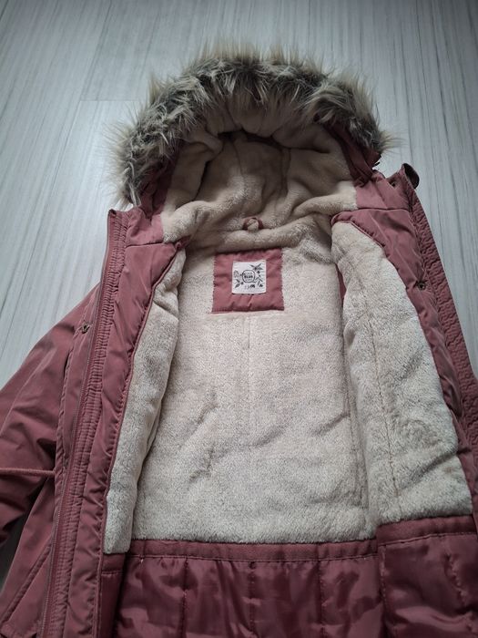 Kurtka zimowa płaszczyk parka dziewczęca cool club 134