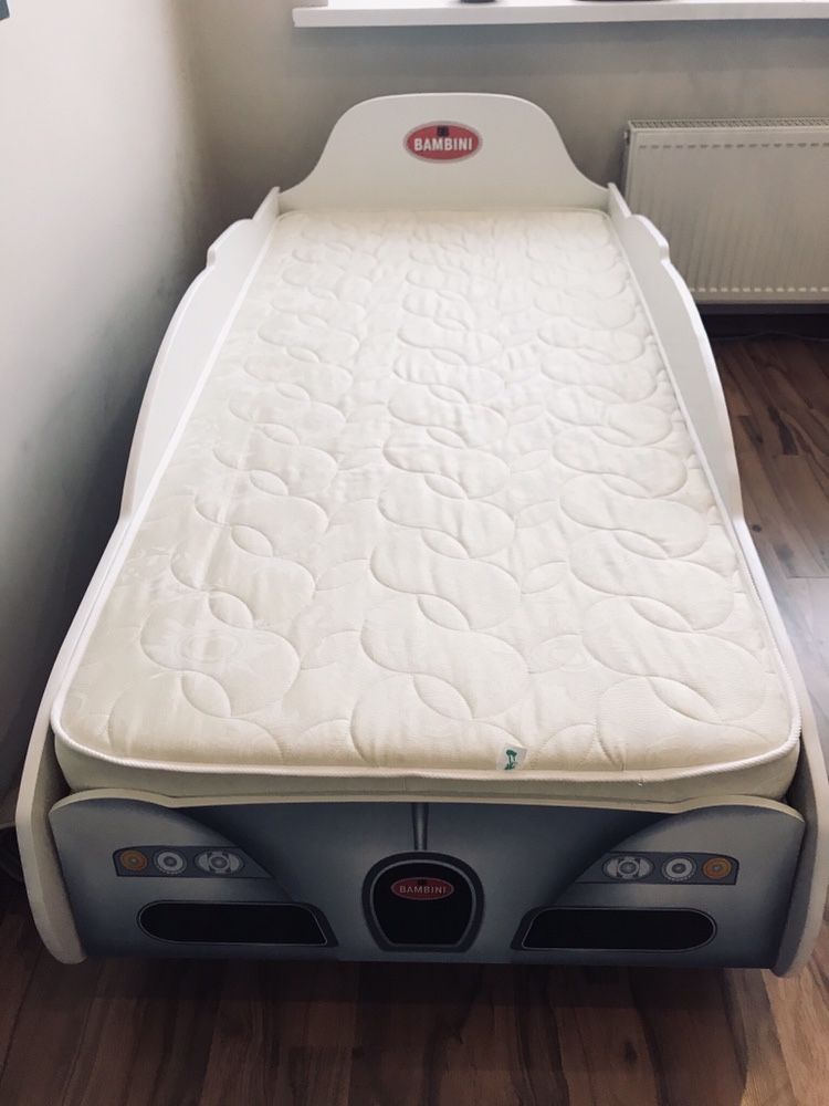 Дитяче ліжко машина з матрацом