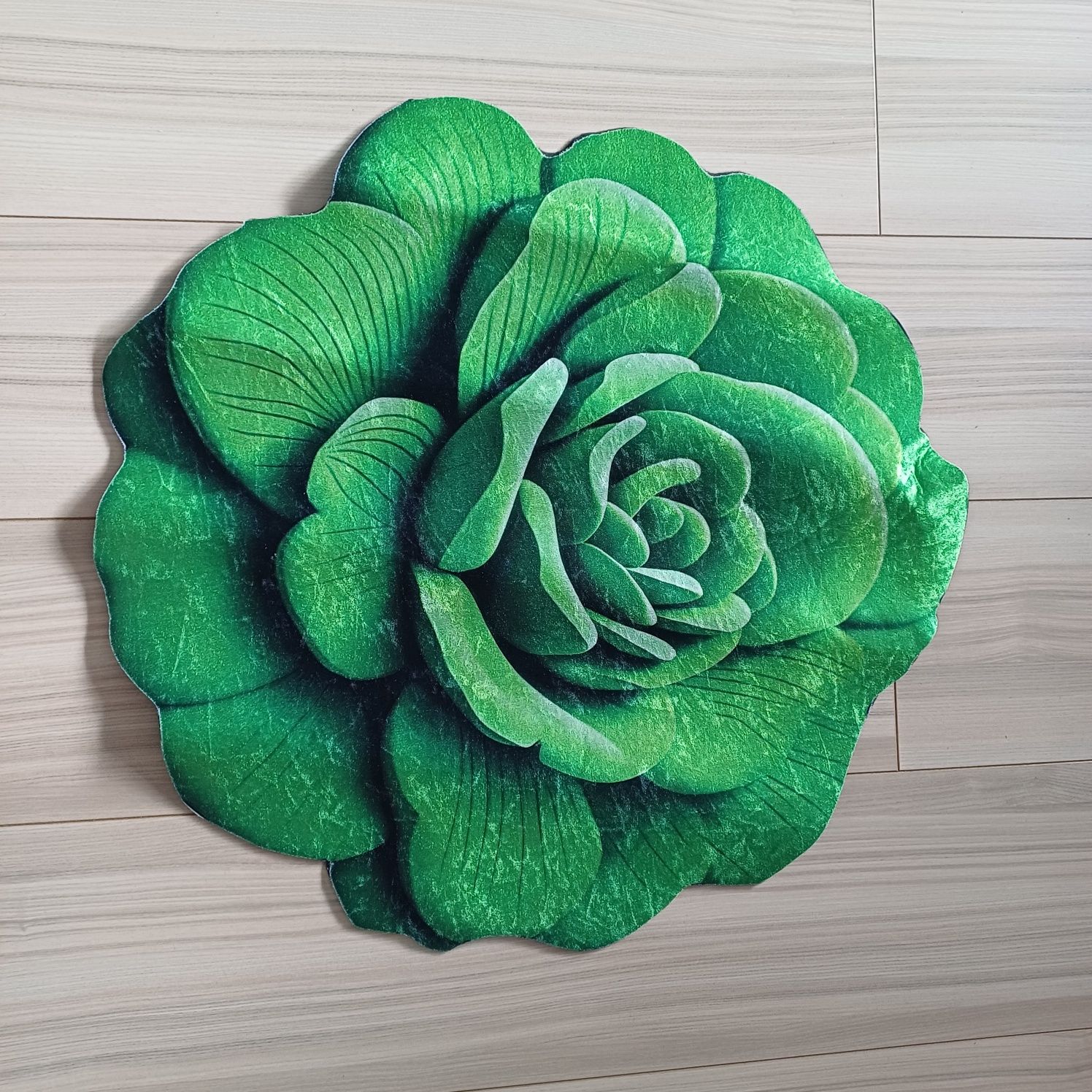 Zielony chodniczek roza 3D