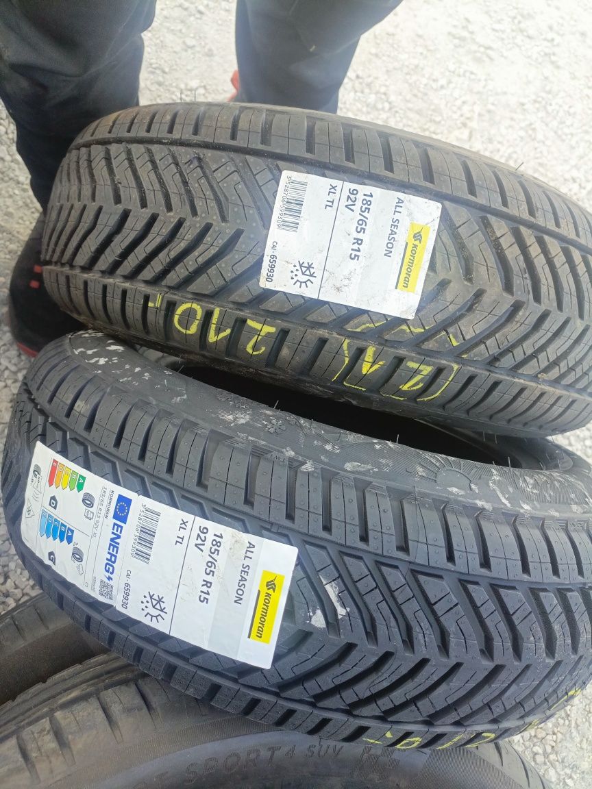 Nowe opony całoroczne wielosezonowe 185/65/15 kormoran 2 sztuki 2024r