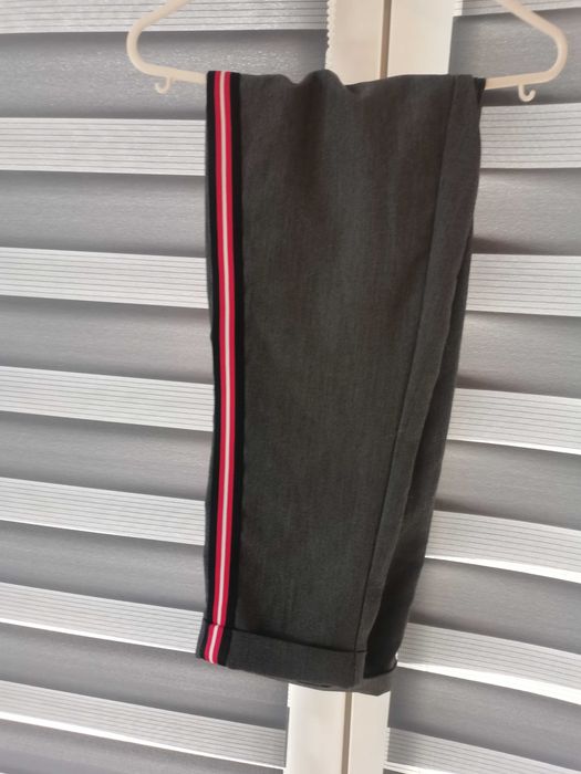 Spodnie dresowe, eleganckie z mankietem