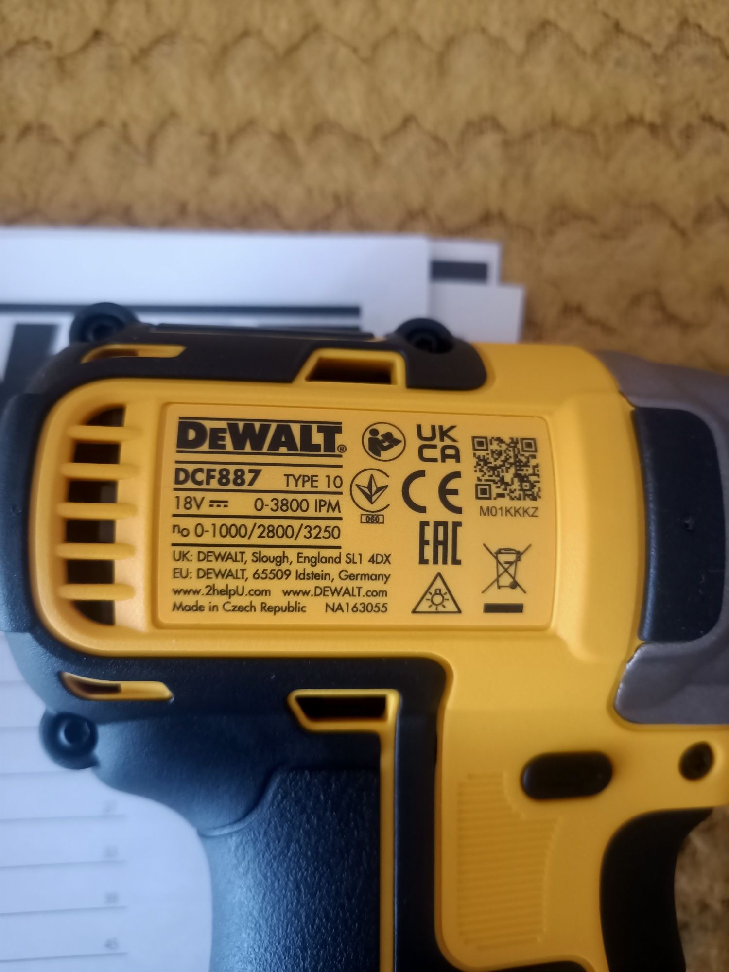 Nowa 24r oryginalna zakretarka DeWalt dcf887