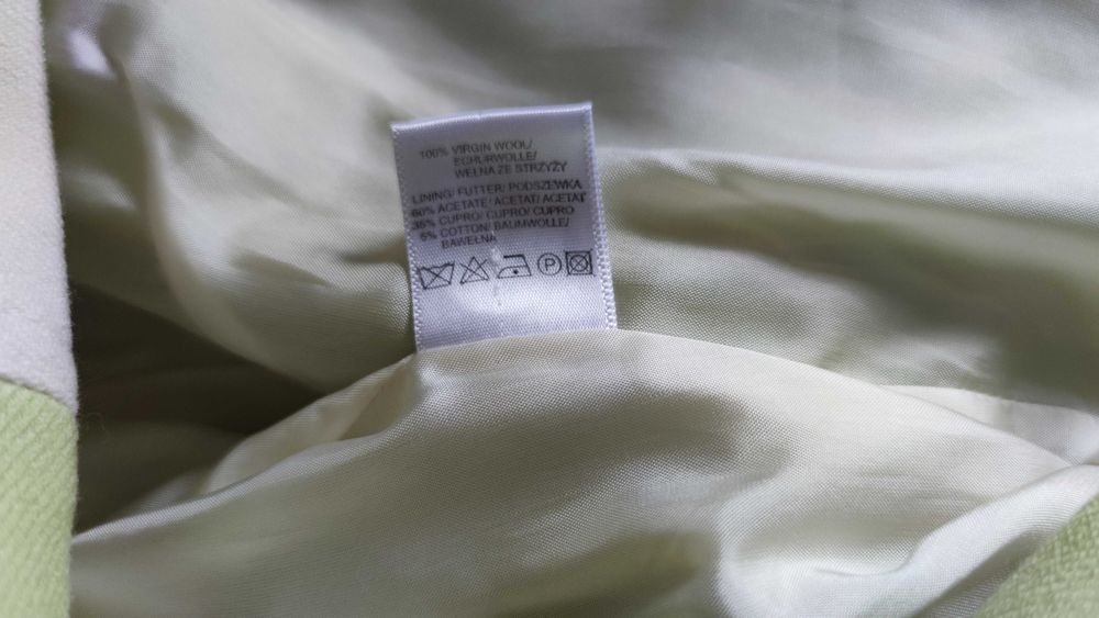 Sukienka midi Simple tuba dopasowana L 40 wełna na święta Wielkanoc