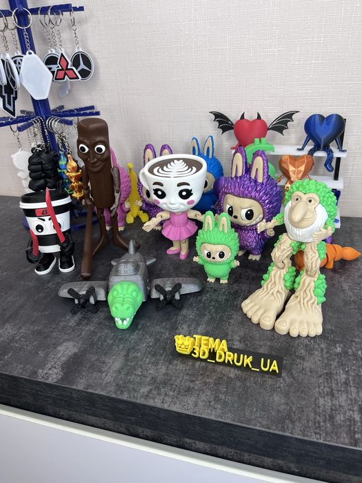 Рухомі іграшки Патапім, Сахур, крокодило-бомбардиро, балерино капучіно