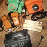 telefony z  PRL telefon  domofon telefax zestaw  z kolekcja
