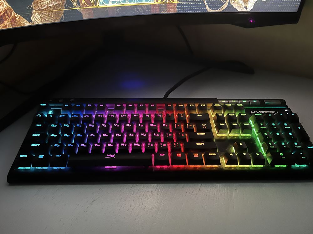 Клавіатура HyperX Alloy elite RGB (red switches)