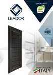 Деревянные межкомнатные двери ТМ "Leador" по итальянским технологиям