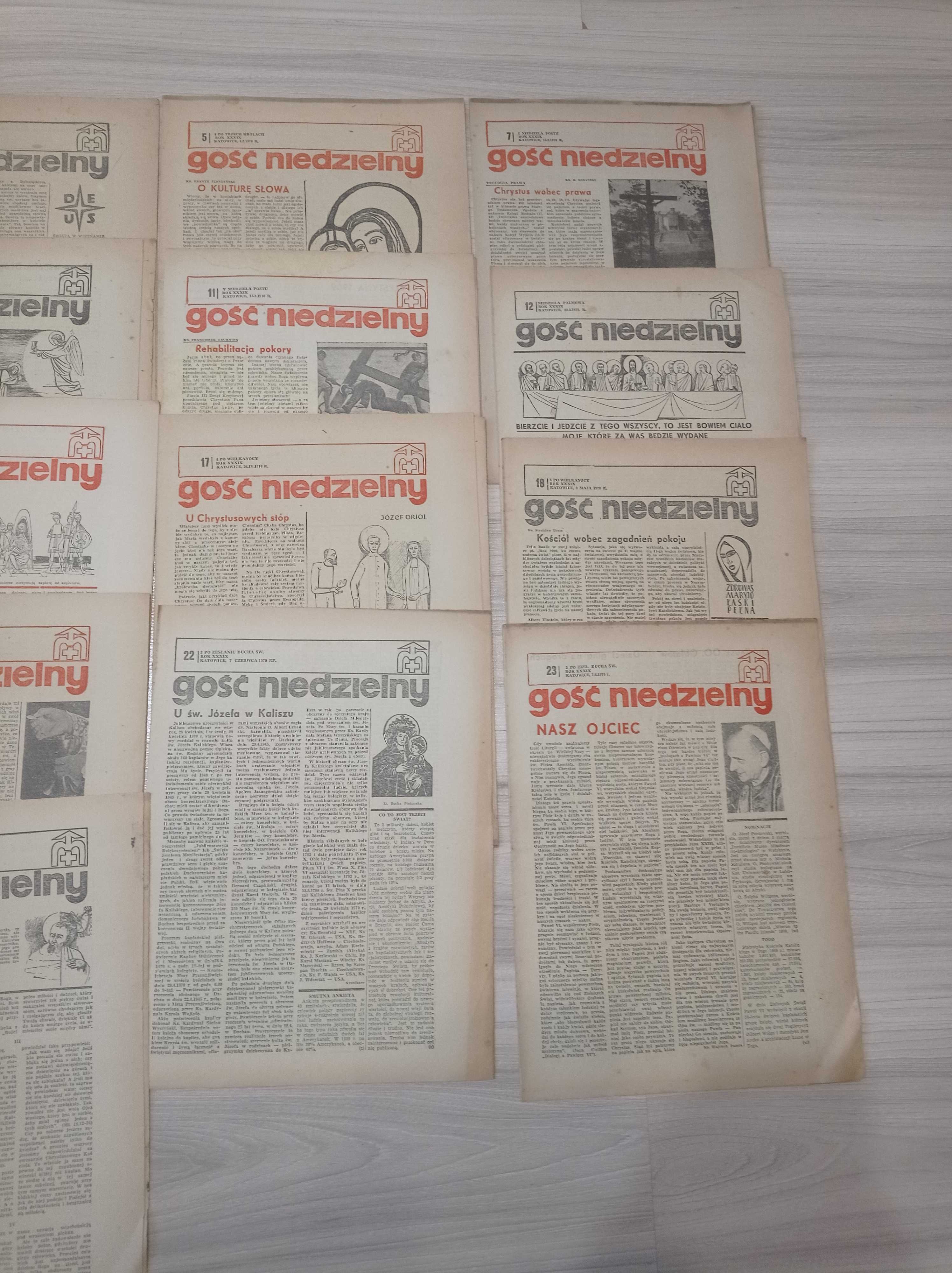 Gość niedzielny, tygodnik katolicki 1-6.1970