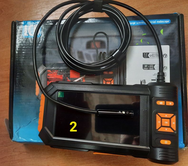 Эндоскоп гибкая камера, 2 камеры 3 камеры 3.9  5мм для  дизеля