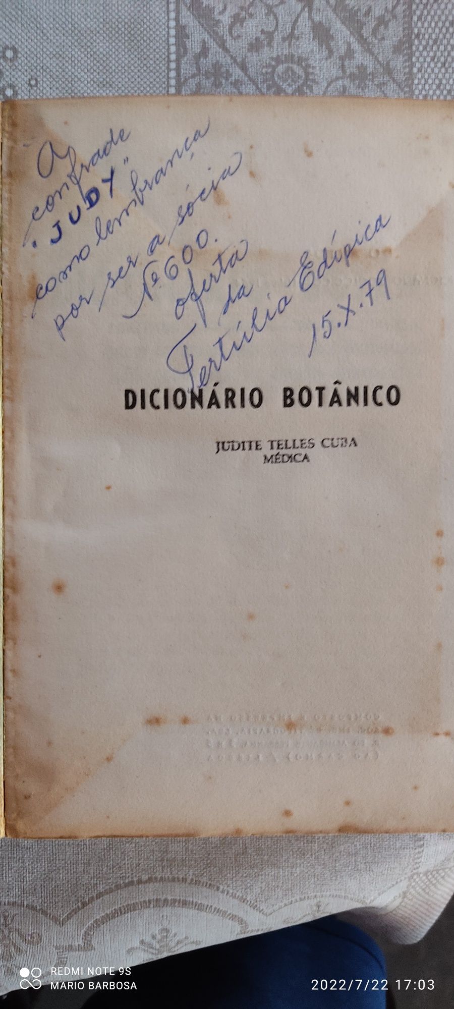 Dicionário botânico