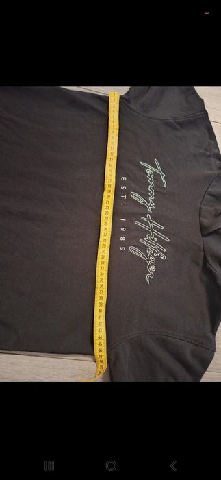 Tommy hilfiger młodzieżowa sukienka dresowa z kapturem 164 xs