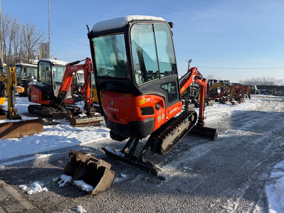 Mini koparka Kubota KX018-4 z 2019r. 3 łyżki 1,8 tony 1 WŁ Salon PL