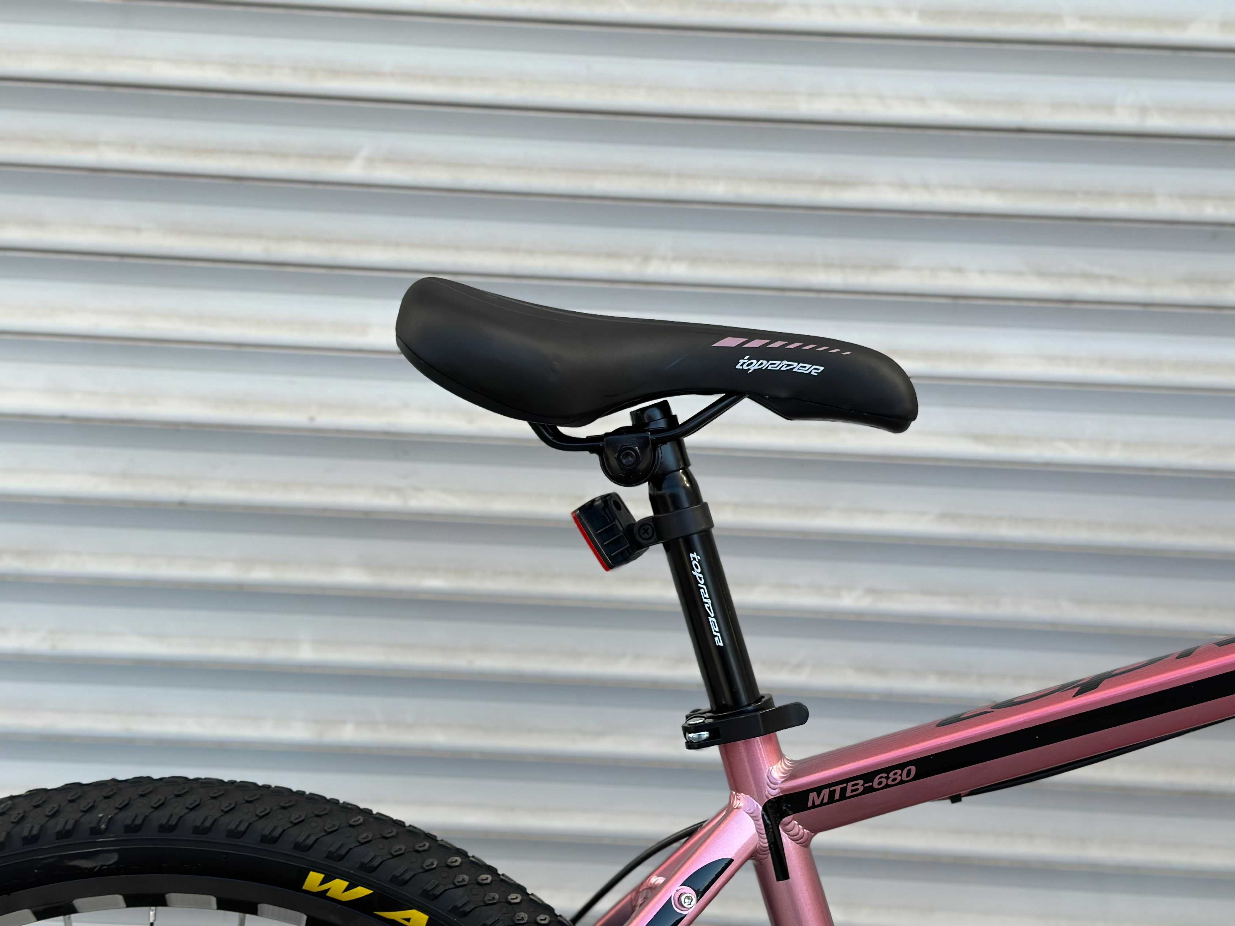 Горний велосипед алюмінієва рама 26 дюймов Розовий