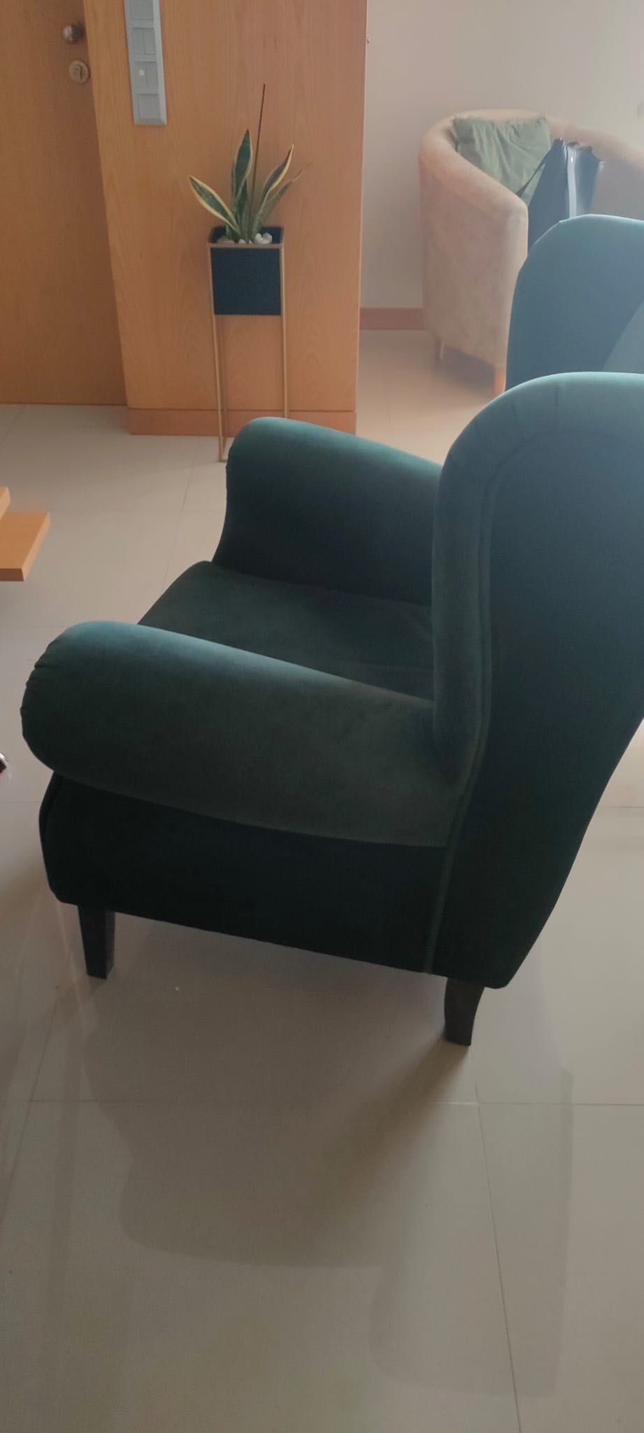 Sofá Veludo Verde como novo