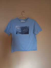 Błękitny t-shirt MNG