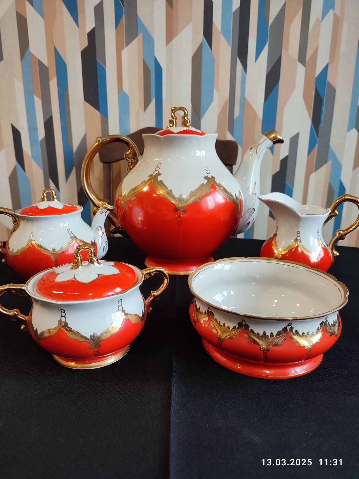 Чайный сервиз "Ирисы" Барановка СССР, "Бутон" Барановка СССР.