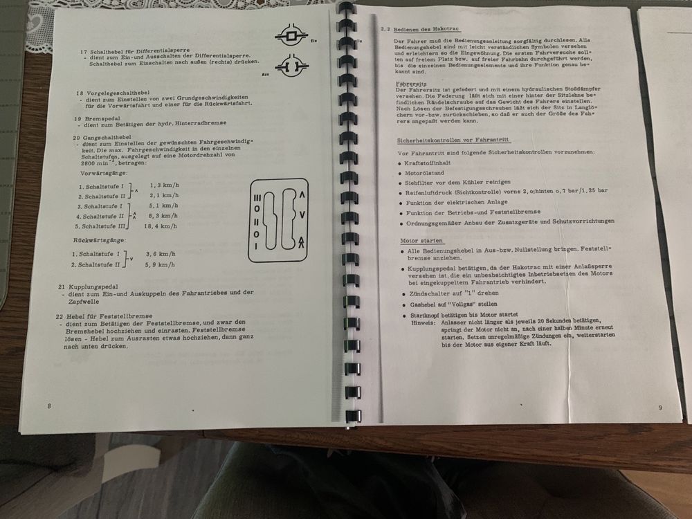 Instrukcja obsługi hakotrac ,hako.2300,490,2000,