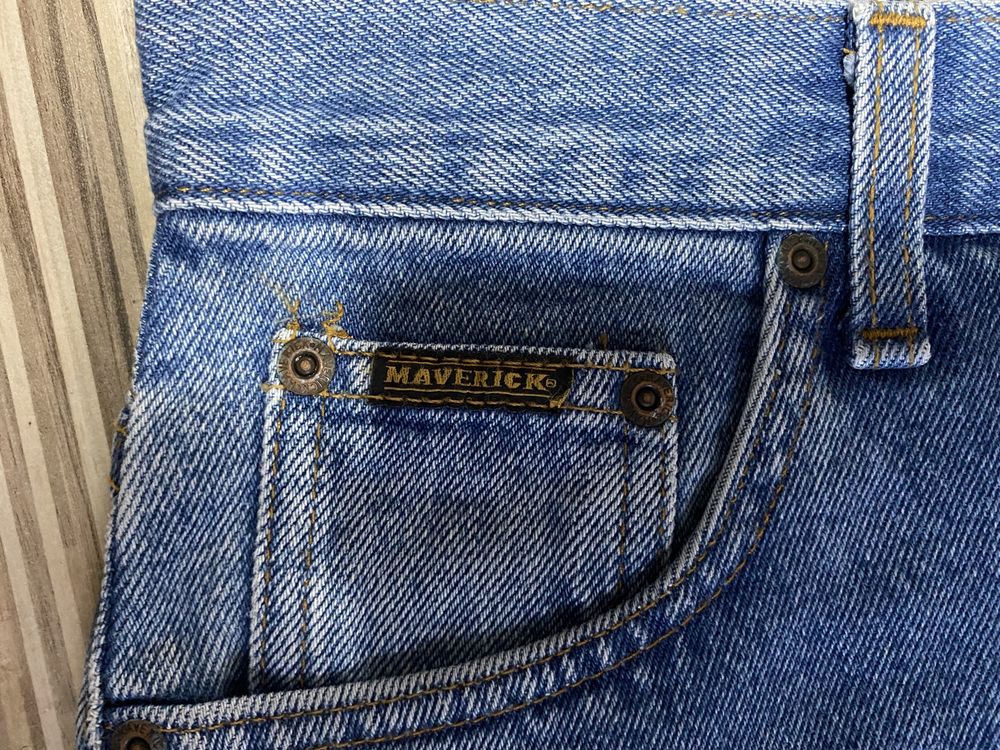 Spodnie męskie jeans 31/34 pas 80 cm komplet 2 pary Maverick nowe