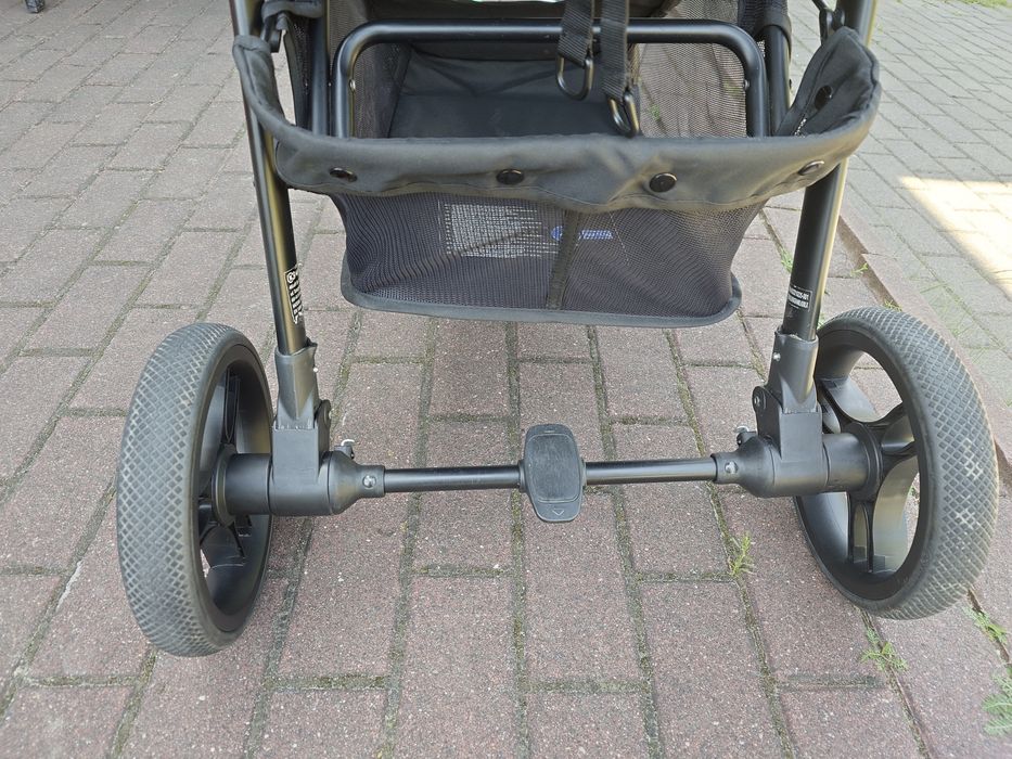 Wózek spacerowy KinderKraft Grande LX czarny , stan bdb