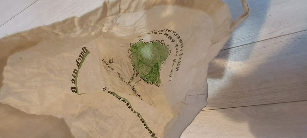 Torba szmaciana na zakupy z materiału