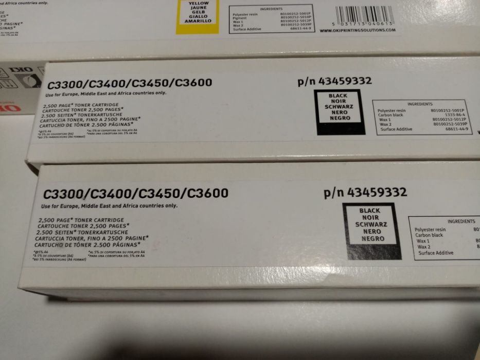 Toner OKI C3300, C340, C3450, C3600