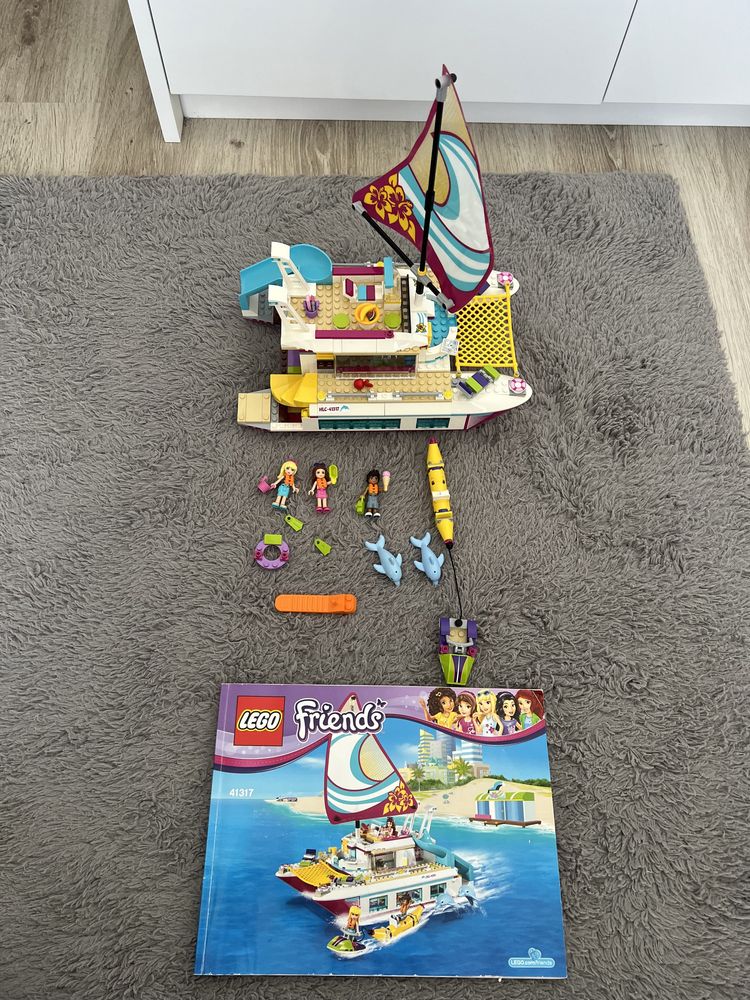 Lego Friends klocki statek 41317 stan idealny