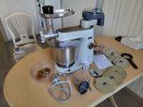 Кухонний комбайн Kenwood KVL 65.001 + 2 модуля мясорубка та шинковка
