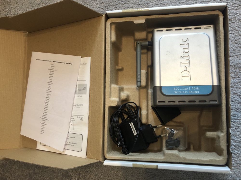 Router D-Link modem G ADSL2+ DSL-G624T