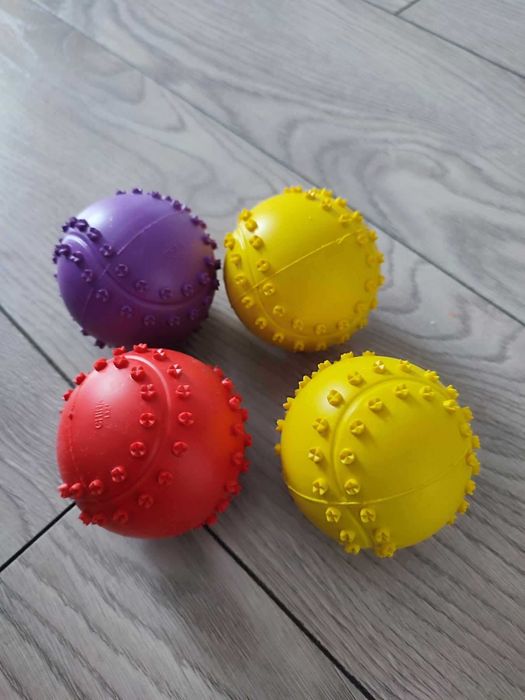 Piłka piszcząca TOY BALL dla psa 6cm - 2 szt