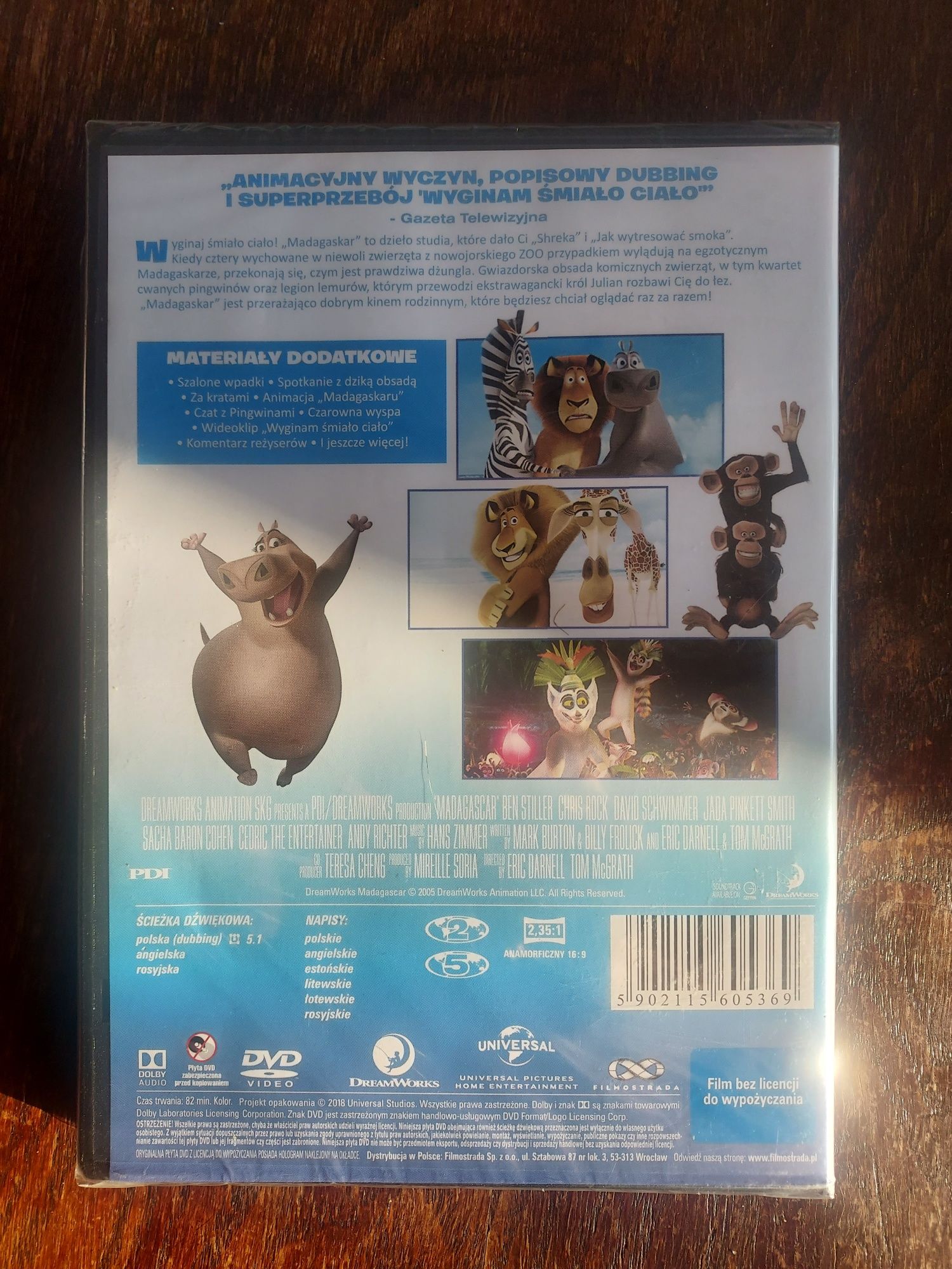 "Madagaskar " animowany